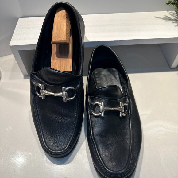 Salvatore Ferragamo Other - Salvatore Ferragamo Horsebit Black Loafers Dress Shoes